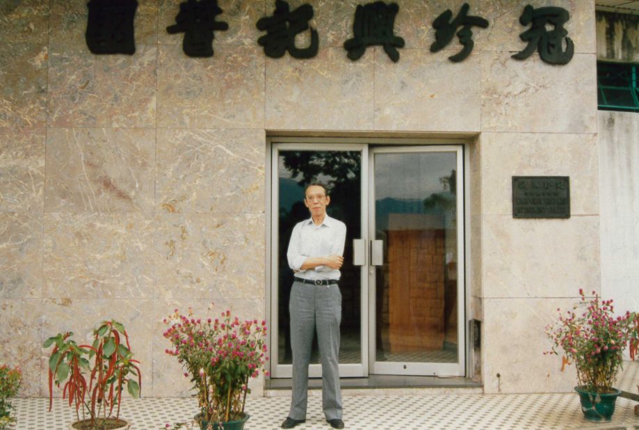 <strong>A family legacy: </strong>Daniel Chan is the fourth generation owner of the Koon Chun Sauce Factory. He says he didn't even consider taking over the family business until receiving a request from his grandfather, pictured here outside the Yuen Long factory.