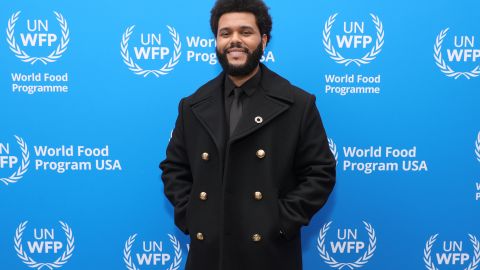 The Weeknd, pictured in October 2021, has released a new album featuring a number of guests.