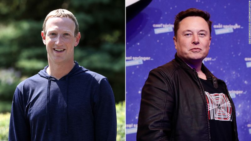 Elon Musk and Mark Zuckerberg say they are ready for a cage fight
