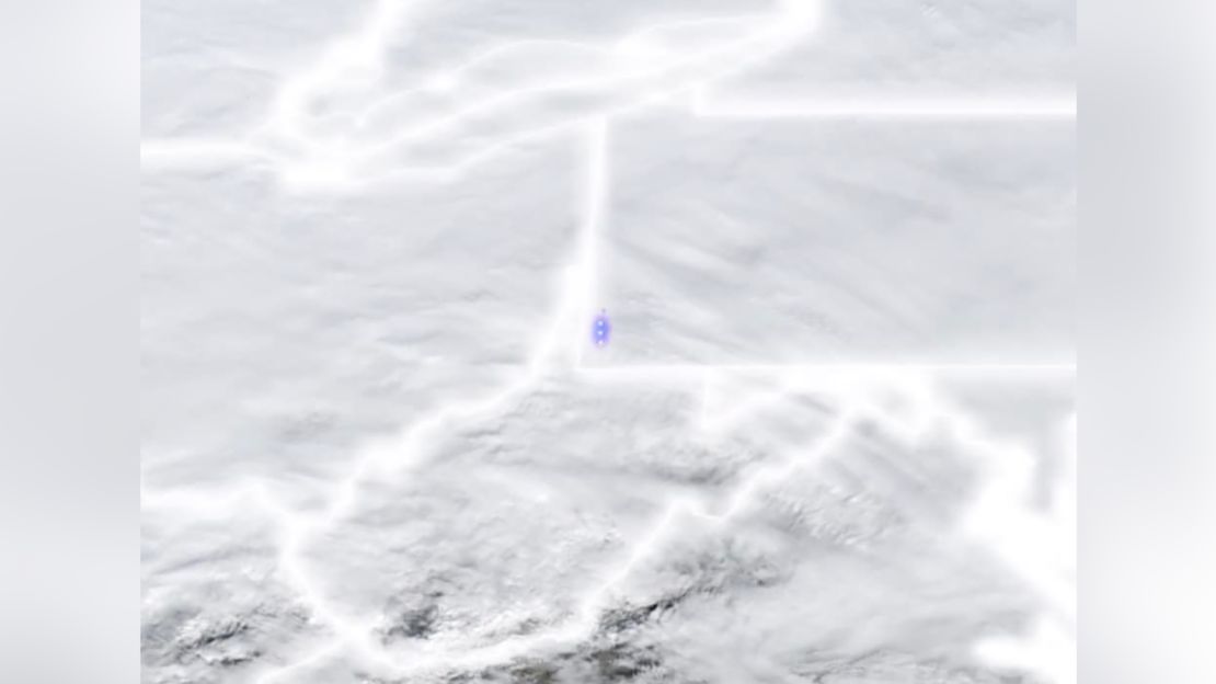 Had it not been cloudy, the fireball would have been easily visible in the daylight sky as it broke apart.