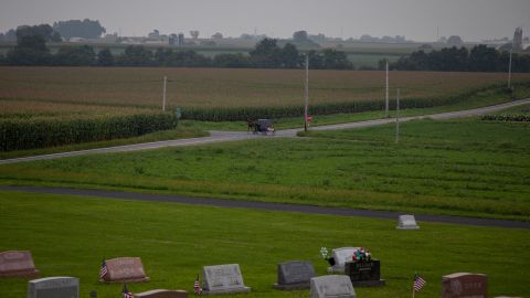 The Eastern part of Lancaster County, Pennsylvania is seen in August 2017.