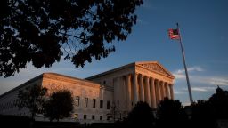 The U.S. Supreme Court building is seen at sunset in Washington on Thursday, Dec. 2, 2021. 