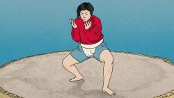 20220104 female sumo wrestlers illustration