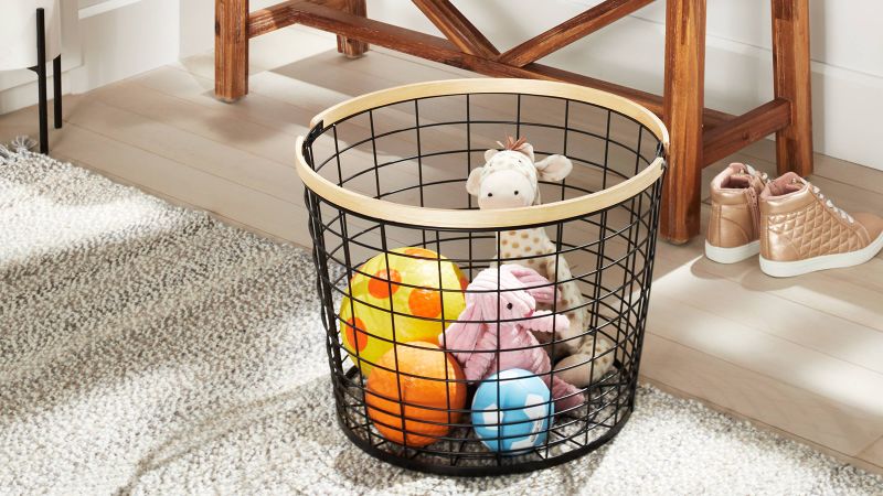 Wire basket sales side table target