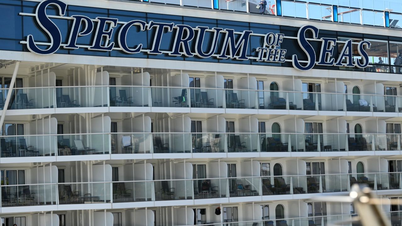 The Spectrum of the Seas was carrying roughly 2,500 passengers.