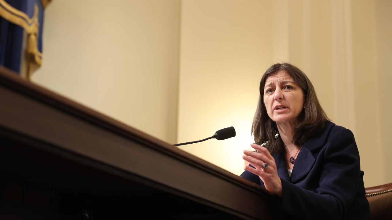 Rep. Elaine Luria, a Democrat from Virginia, speaks in July during a meeting of the House select committee investigating the January 6 attack.