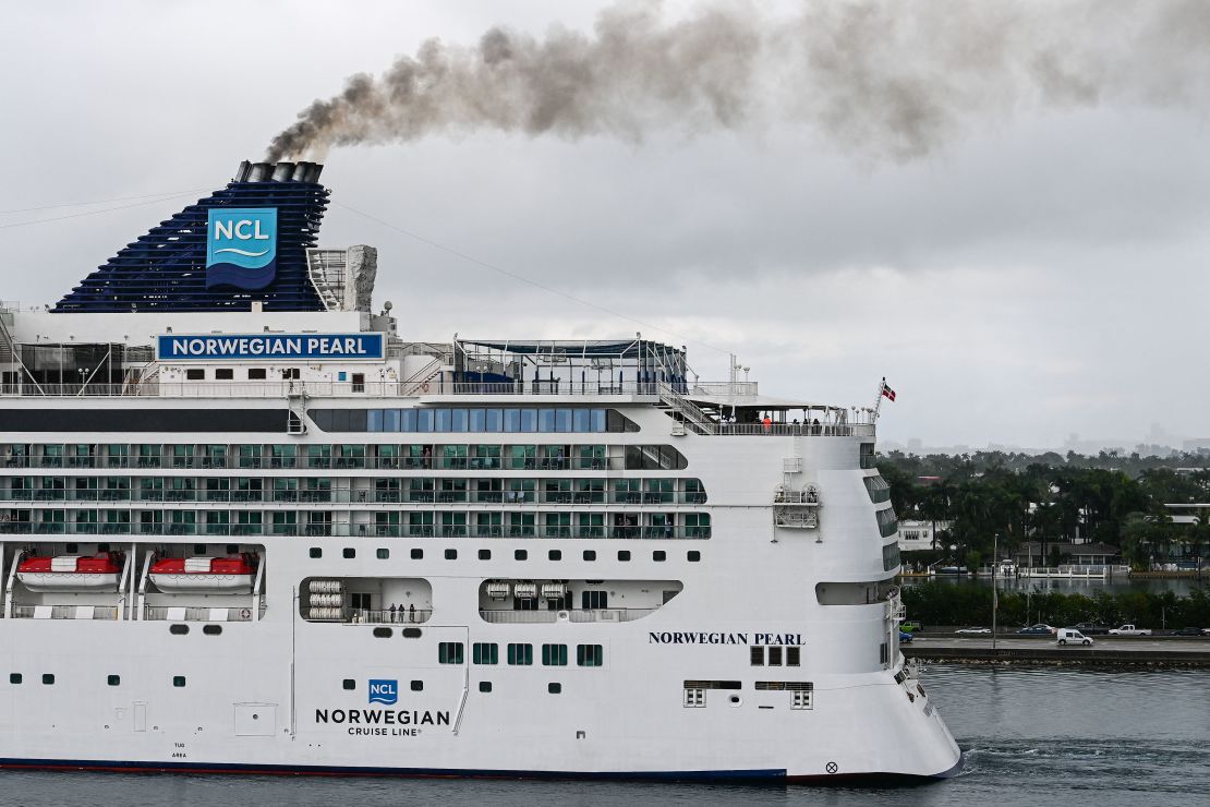 The Norwegian Pearl returns to Miami on January 5, 2022. The cruise ship returned after only one day out at sea.