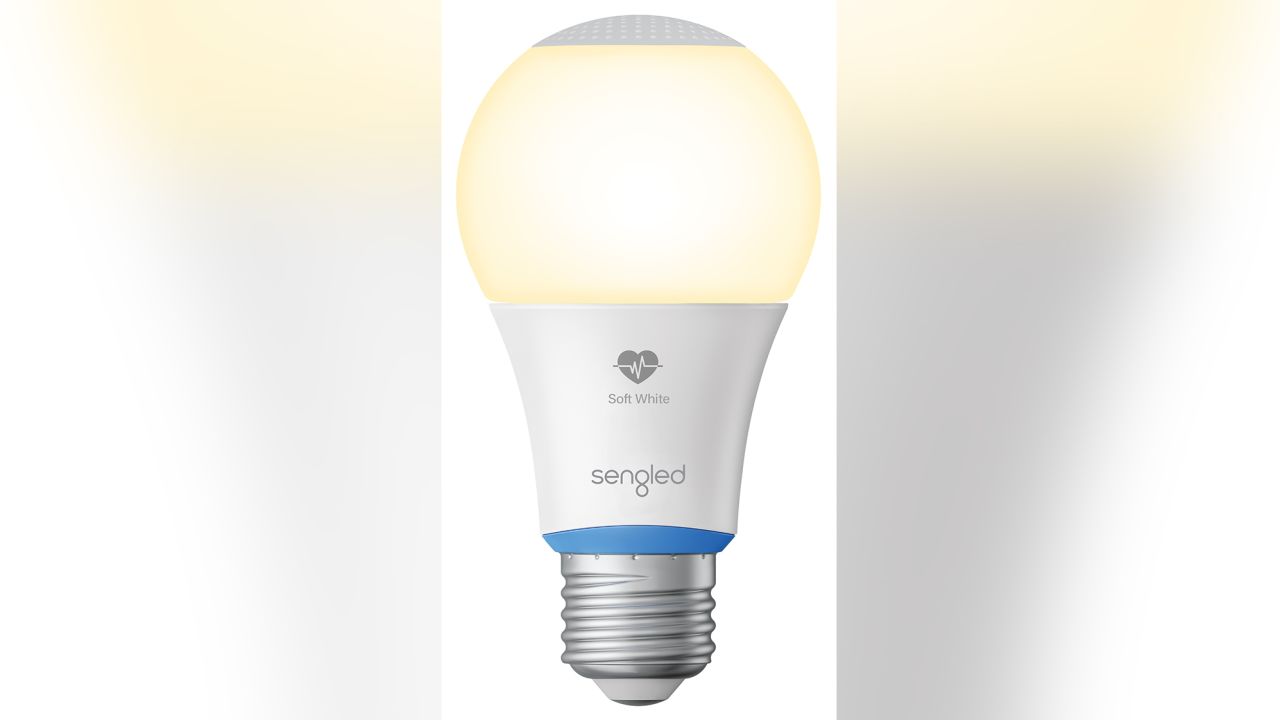 Sengled's new health monitoring smart light bulb.