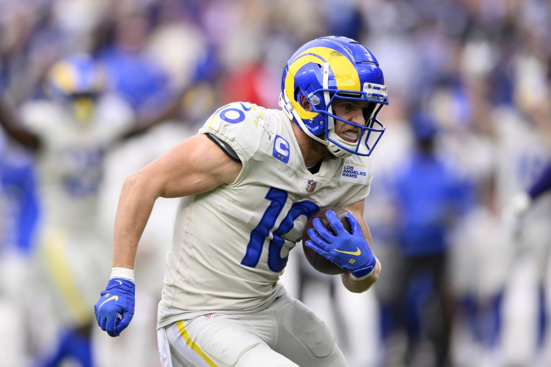 Kupp in action during the first half against the Baltimore Ravens.
