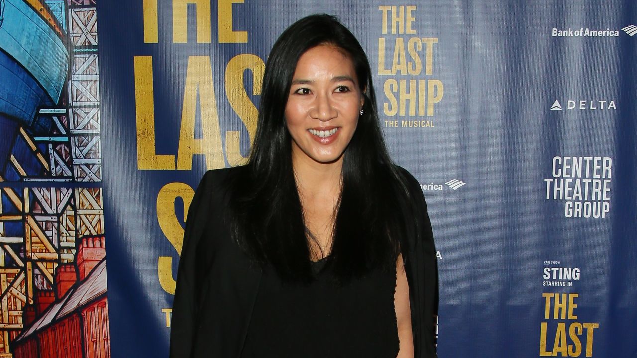 Michelle Kwan has welcomed her first child.