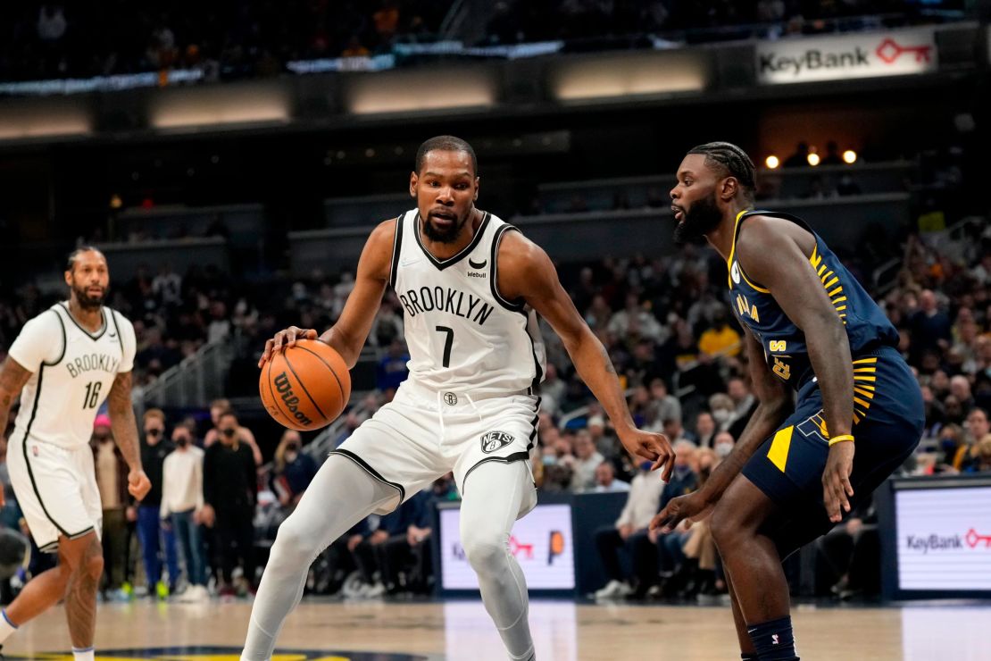 Durant led the way for Brooklyn with 39 on the night.