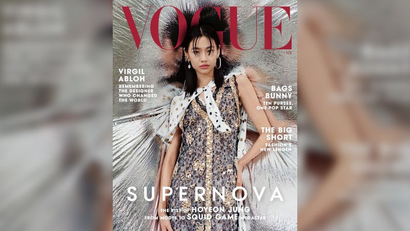 Hoyeon Jung is the first Korean to appear solo on the cover of