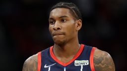 Kevin Porter Jr., shown in a game against the Nuggets, is not the son of the NBA player an announcer says he mistakenly referred to Wednesday.