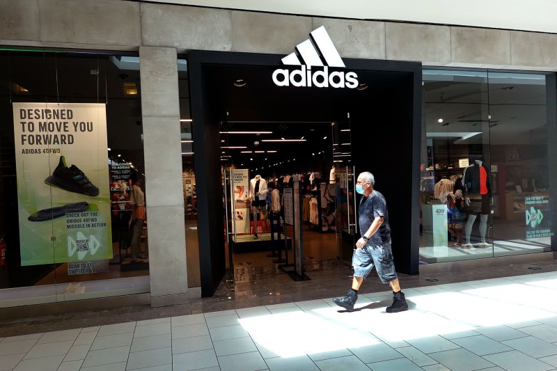 Adidas retail store sale