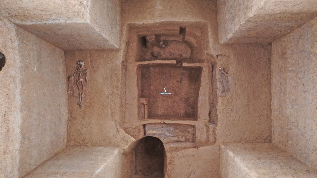 One of the 24 tombs uncovered at the Shaojiapeng site in Anyang, China.