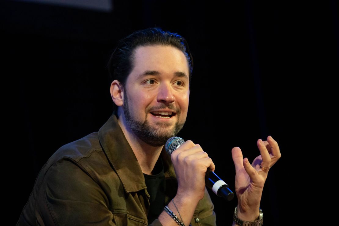 Alexis Ohanian, co-founder and executive chairman of Reddit, speaks during the Annual Non-Fungible Token (NFT) Event in New York, on Nov. 3.