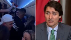 Trudeau part plane mexico split