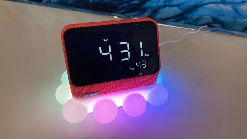 alexa with led clock