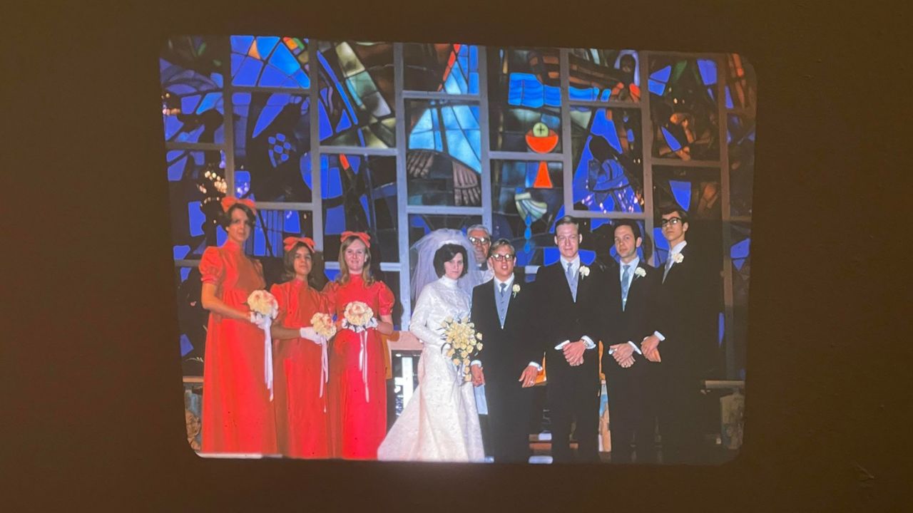 The Brose's and their wedding party in a photo from 1969.