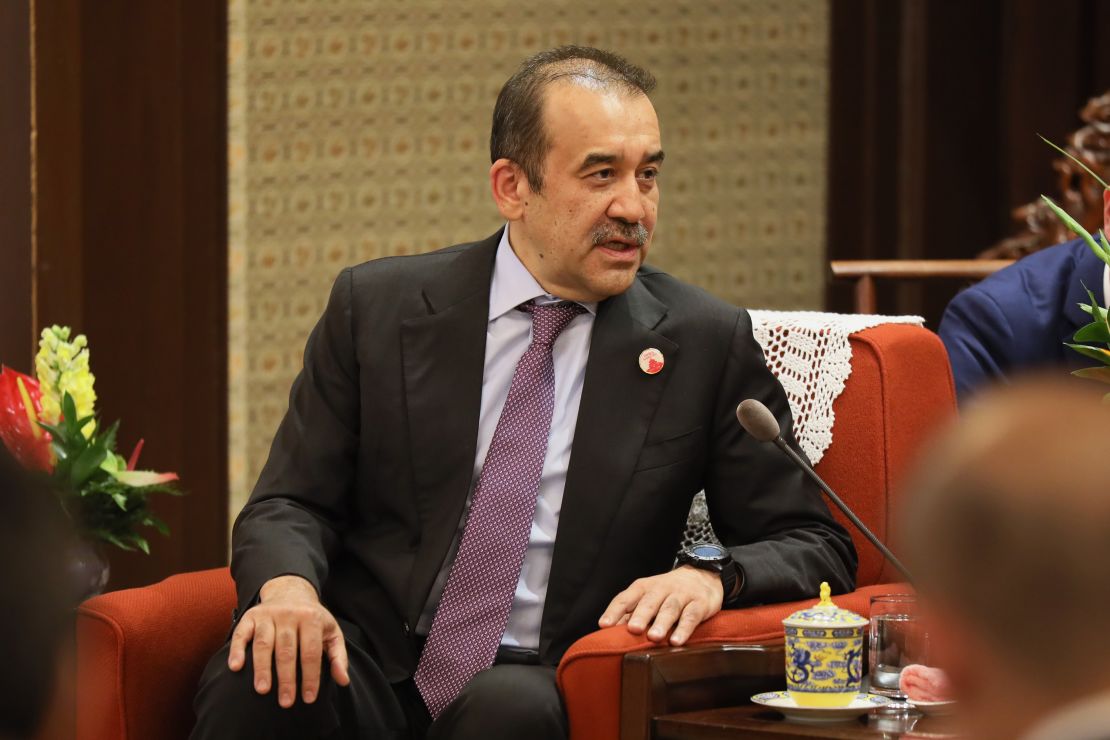 Karim Massimov, former chairman of the National Security Council of Kazakhstan pictured in Beijing, China, 2019.