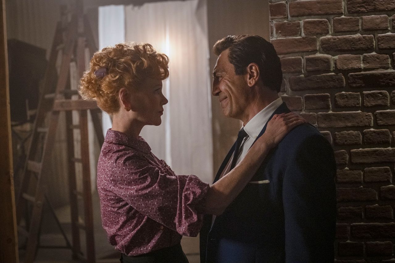 Nicole Kidman and Javier Bardem in "Being the Ricardos"