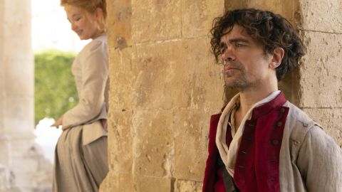 Haley Bennett and Peter Dinklage in 'Cyrano.'