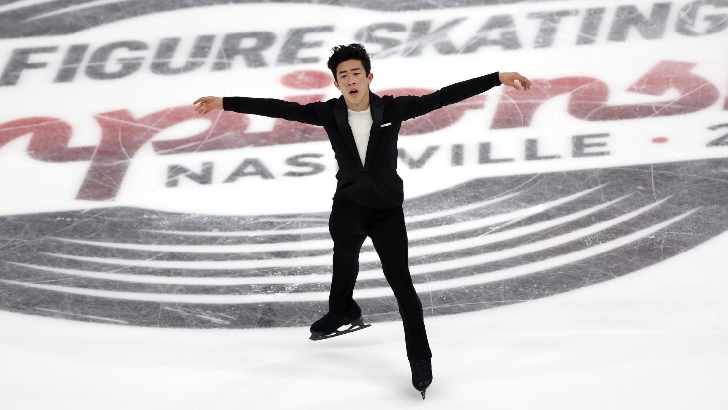 Chen produced a dazzling performance in the men's short program at the US Figure Skating Championships. 