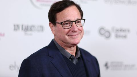 Bob Saget, here in Nov. 2021, was remembered in a tribute from his daughter Lara.