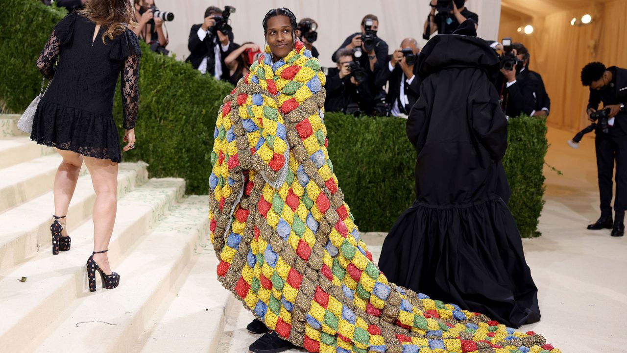 01 style quilt asap rocky met gala 2021 RESTRICTED