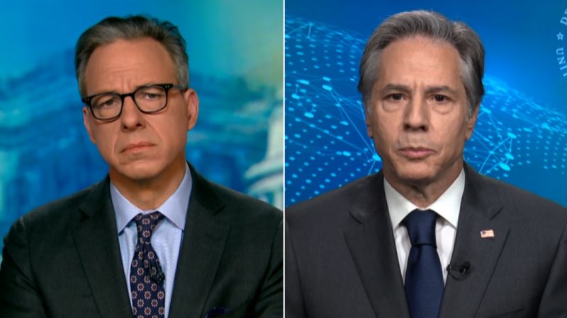 Jake Tapper presses Secretary Blinken on Russia and Ukraine | CNN Politics