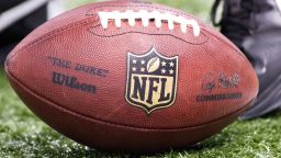 25 October 2014; Green Bay Packers at New Orleans Saints; A football rests on the sideline during a game in New Orleans Louisiana (Photo by John Korduner/Icon Sportswire/Corbis/Icon Sportswire via Getty Images)