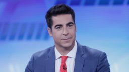Jesse Watters host of "The Five" interviews Jenna Bush Hager and Barbara Bush during "The Five" at Fox News Studios on November 13, 2017 in New York City.  