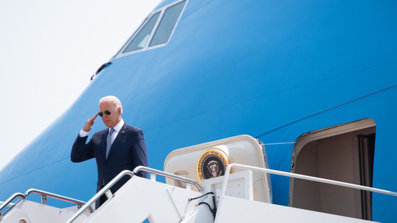 Perks of the job: US President Joe Biden doesn't have to pay for his pasport. 