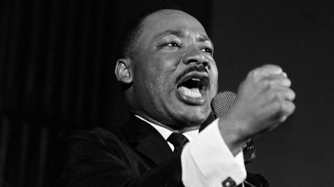 The Rev. Martin Luther King Jr. speaks in Selma, Alabama, on February 12, 1965.