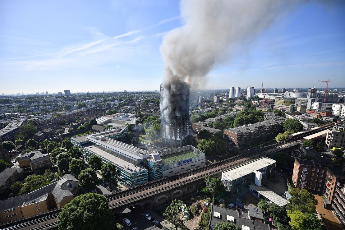 The deadly blaze that engulfed the Grenfell Tower apartment building on June 14, 2017, was fueled by a type of cladding which is now banned.