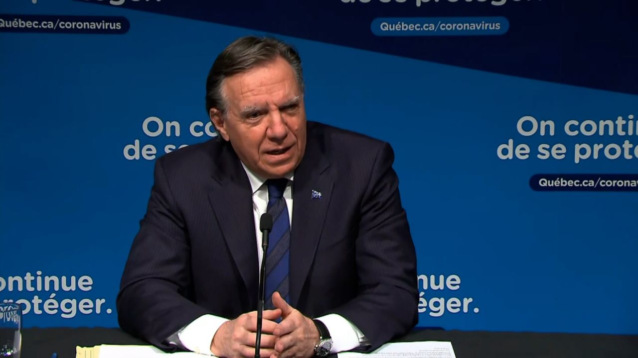 Quebec Premier François Legault says the fine is "a question of fairness" for those who have gotten vaccinated.