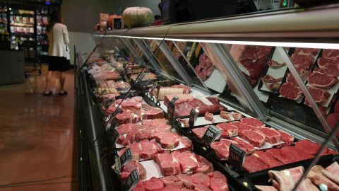 Meat prices finally fell in December. 