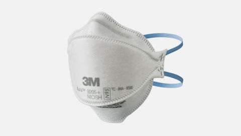 3M's NIOSH-approved N95 mask filters at least 95% of non-oil based air particles.