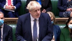 British Prime Minister Boris Johnson faced tough questions from lawmakers in Parliament as outrage mounts over a "bring your own booze" event held at Downing Street during the height of the UK's first Covid-19 lockdown.