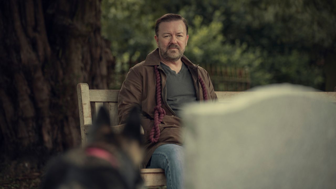 Ricky Gervais in the final season of his Netflix series 'After Life.'