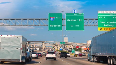 The expansion of Houston's Interstate 10 to more than 20 lanes hasn't solved congestion.