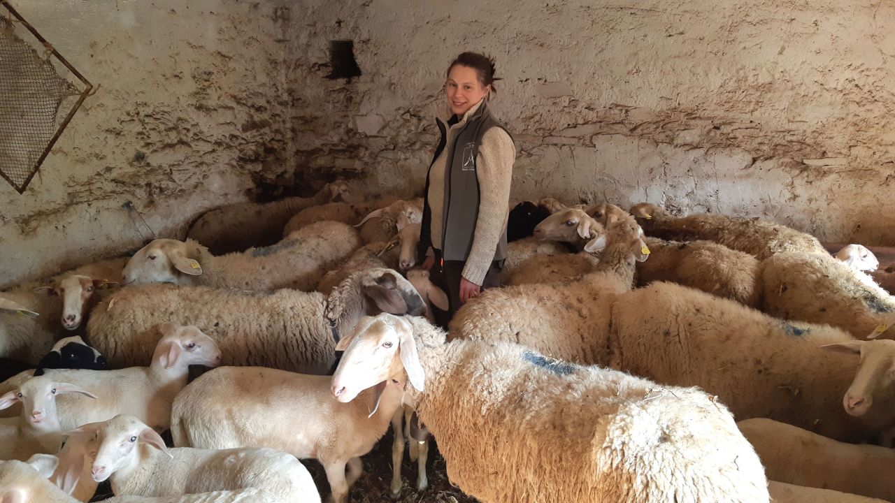 Shepherdess Agnes Garrone is one of a small number of residents of the Italian village of Coumboscuro.