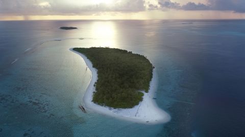 An aerial view of the island where Alila Kothaifaru will be based. 