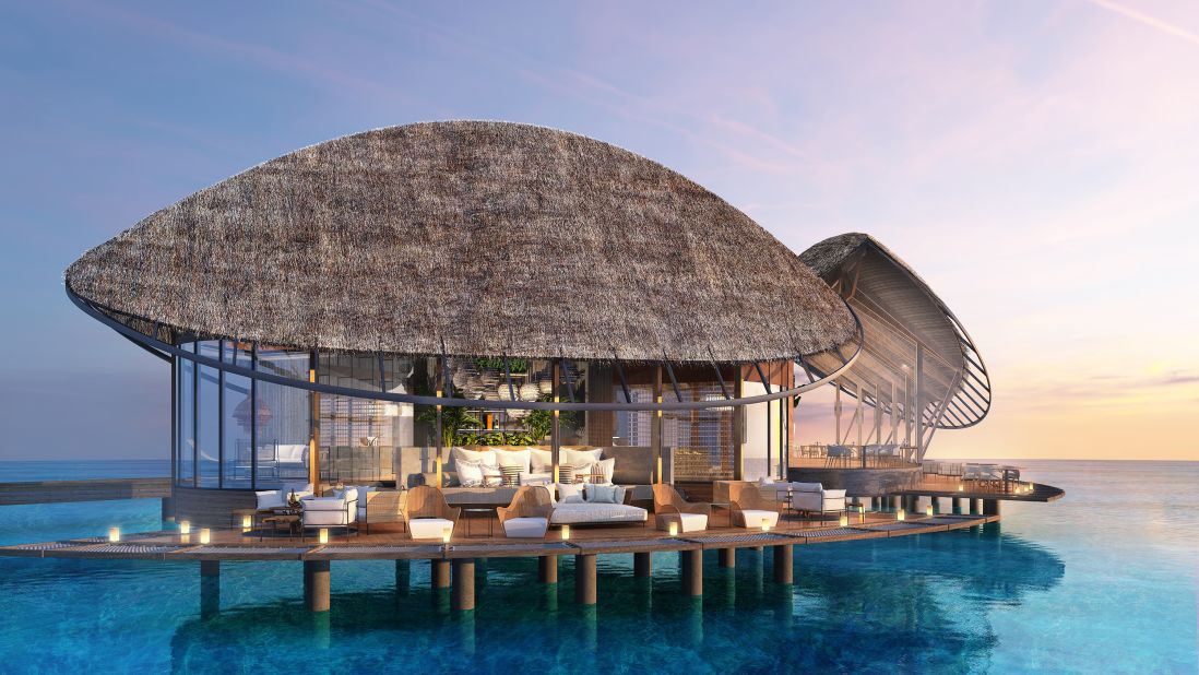 <strong>Champagne bar: </strong>Hilton Maldives Amingiri will offer a variety of dining and drinking options, including this gorgeous Champagne bar. 