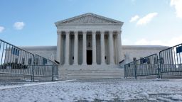 A view of the U.S. Supreme Court on Capitol Hill on January 07, 2022 in Washington, DC. 