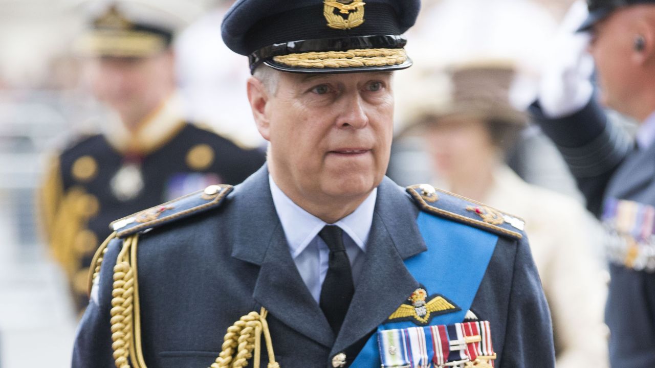 Prince Andrew The Duke of York at the 100th Anniversary Ceremony of The Royal Air Force (RAF) held on July 10, 2018 at Westminster Abbey in London.