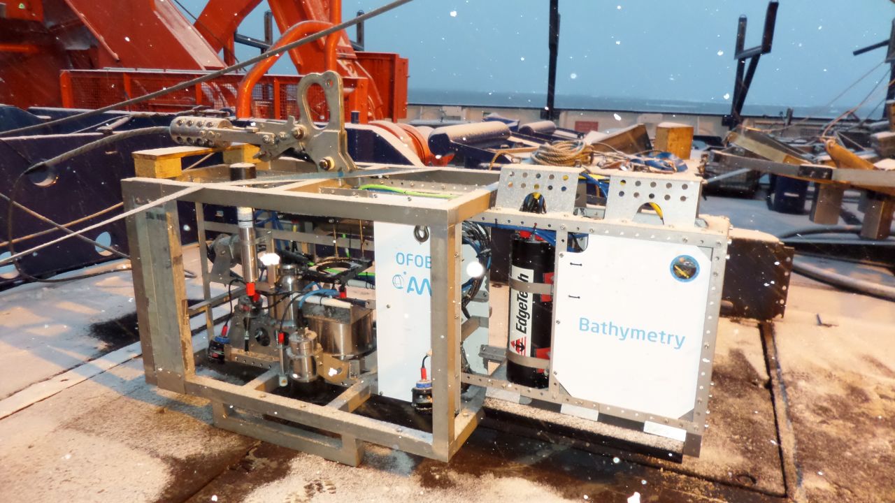 The fish were observed by using an Ocean Floor Observation and Bathymetry System, a camera sledge built to survey the seafloor of extreme environments -- like ice-covered seas.