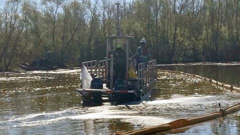 An October 2020 inspection revealed external corrosion along a 22-foot section of pipe in the same area as the spill.