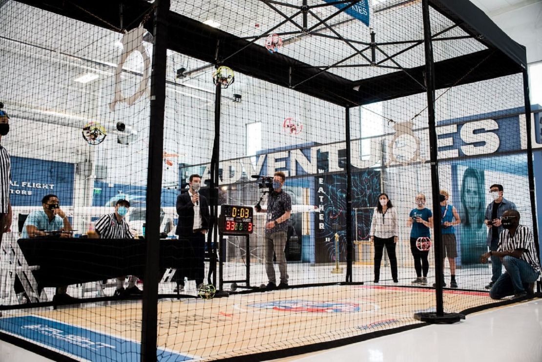 Drone soccer is a fast-paced sport with an educational component.