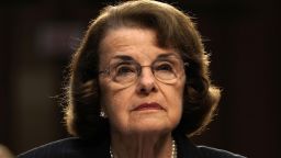 U.S. Sen. Dianne Feinstein (D-CA) testifies during a hearing before the Consumer Protection, Product Safety, Insurance, and Data Security Subcommittee of Senate Commerce, Science, and Transportation Committee July 24, 2018 on Capitol Hill in Washington, DC. The hearing was to focus on changes made by the United States Olympic Committee (USOC), USA Gymnastics (USAG), and Michigan State University (MSU) to protect Olympic and amateur athletes from abuse.  